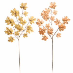 28" VELVET MAPLE LEAF SPRAY