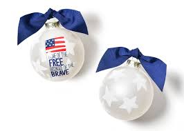 Coton Color Ornament Home of the Brave