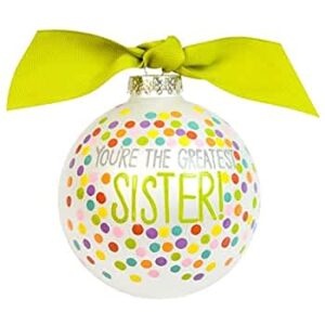 COTON COLORS ORNAMENT GREATEST SISTER
