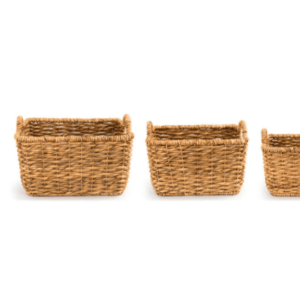 Demdaco Rectangle Braided Baskets with Handle