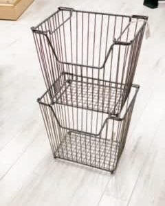 METAL OPEN TOP RACK STACKABLE SOLD SEPARATE