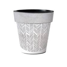 STUDIO M ART PLANTERS FAUX CONCRETE TRIANGLES