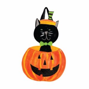 STUDIO M DOOR DECOR BOO KITTY