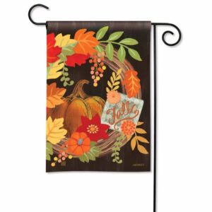 STUDIO M 12.5 GARDEN FLAG GRAPEVINE WREATH