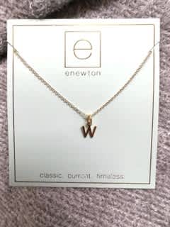 enewton initial necklace