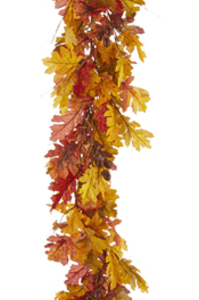 RAZ OAK LEAVES AND ACORN GARLAND