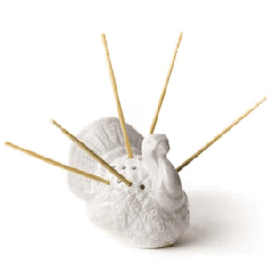 COTON COLORS TURKEY SHAPED TOOTHPICK HOLDER
