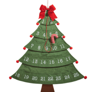 RAZ 32" ADVENT TREE CALENDAR