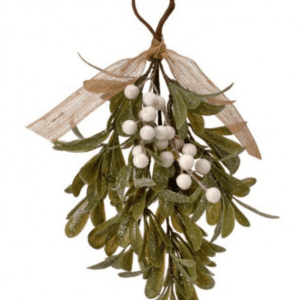 12" MISTLETOE BUNDLE W/TIE