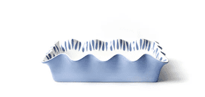 COTON COLORS DROP RUFFLE CASSEROLE DISH