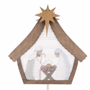 GOLD STAR NATIVITY TOPPER