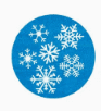SEASONAL CIRCLE INSERT FOR 24" X 36" INTERCHANGEABLE RUBBER DOORMAT - Image 5