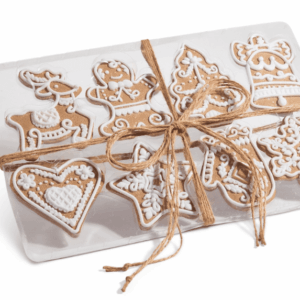 RAZ 4.75" BOX OF GINGERBREAD ORNAMENTS