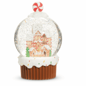 RAZ 9.5" GINGERBREAD VILLAGE WATER GLOBE