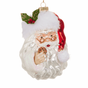 RAZ 5" SANTA WITH COOKIE ORNAMENT