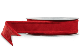 RAZ 1"X10Yds. RED WIRED RIBBON