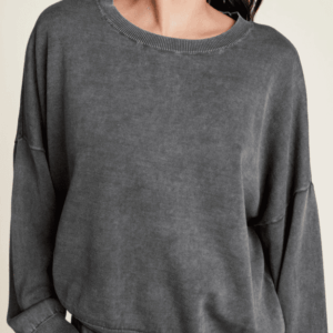 BAREFOOT DREAMS SUNBLEACHED CREWNECK PULLOVER
