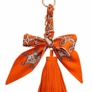 BOW TASSEL BAG CHARM