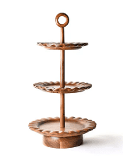 FUNDAMENTAL WOOD 3 TIERED STAND