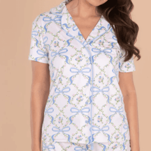 BOW & BLOSSOMS NOTCH COLLAR SHIRTS