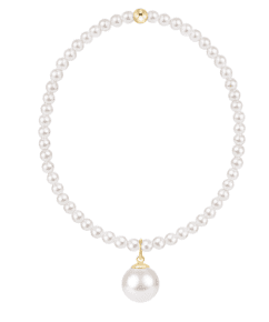 CLASSIC PEARL 3mm BRACELET - CLASSIC PEARL 10mm CHARM